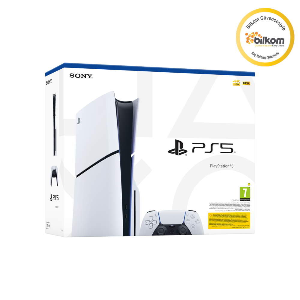 Playstation 5 Slim Standart Edition 1 TB SSD Oyun Konsolu (Bilkom Garantili)
