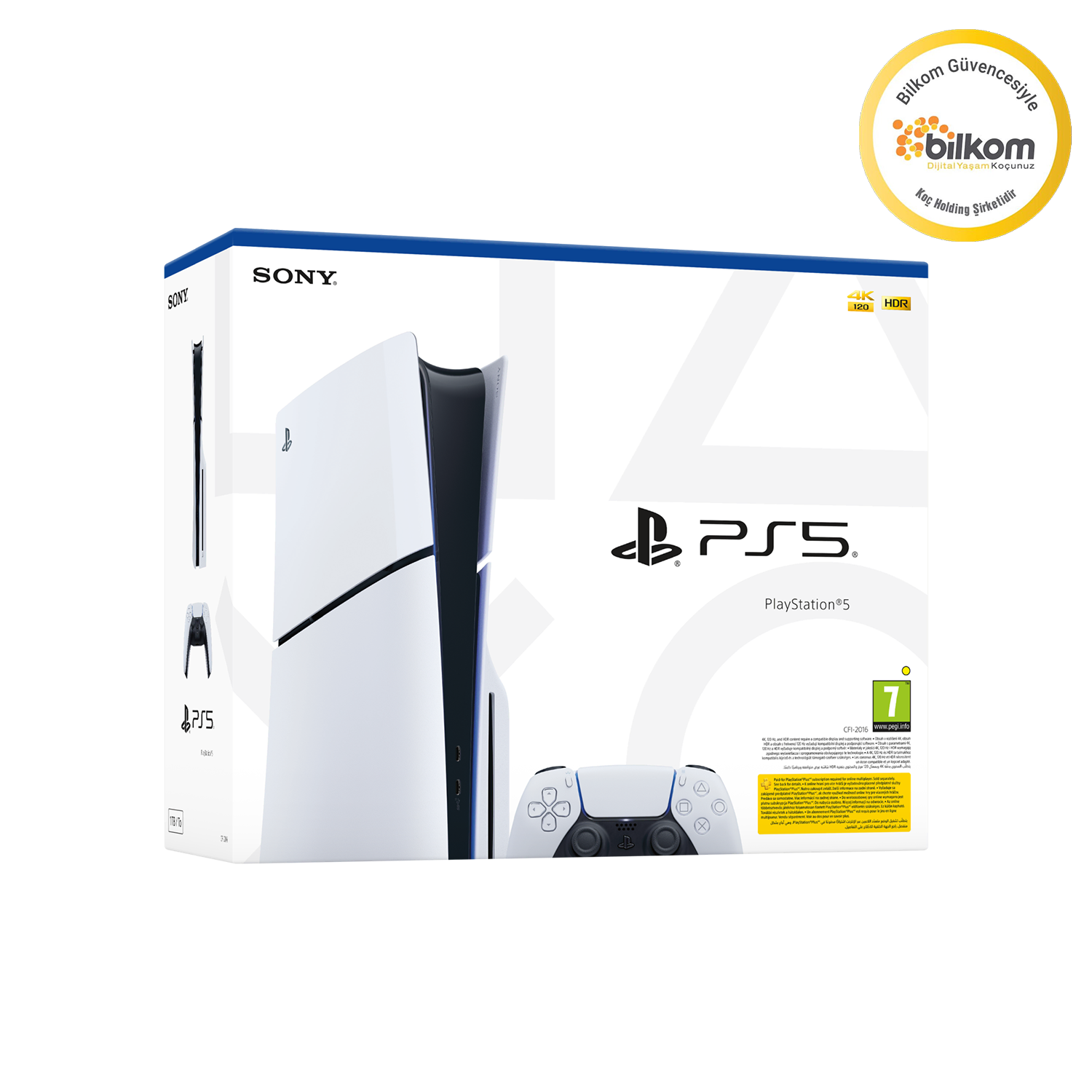 Playstation 5 Slim Standart Edition 1 TB SSD Oyun Konsolu (Bilkom Garantili)